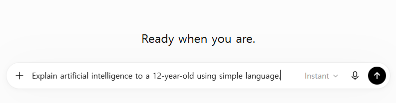 Better ChatGPT prompt example