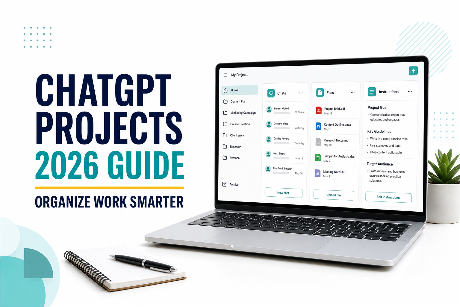 How to Use ChatGPT Projects (2026 Guide)