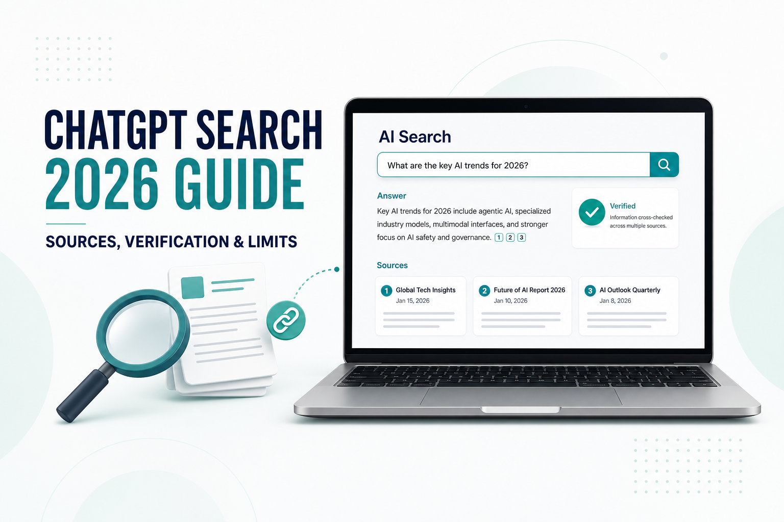How to Use ChatGPT Search (2026 Guide): Sources, Verification & Limits